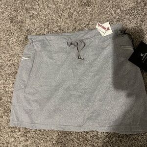 Gray Athletic Skort